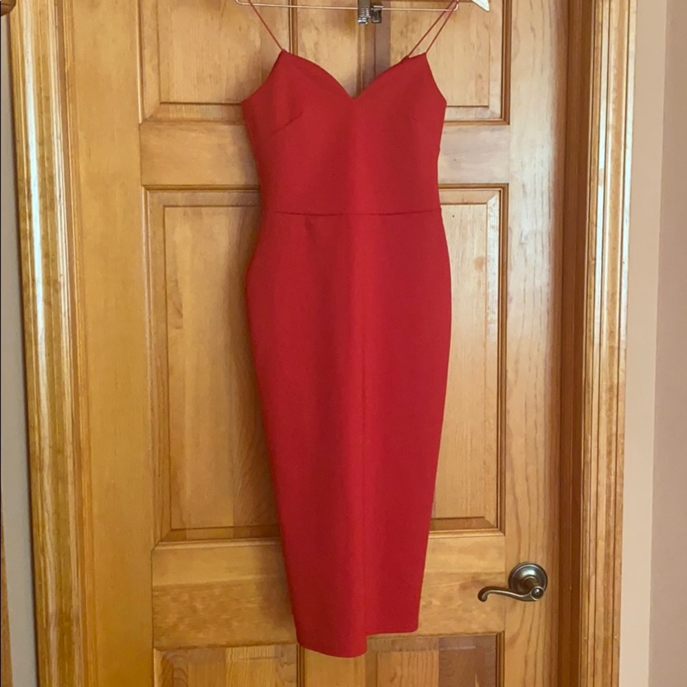 ASOS Red Scuba Dress